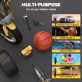 thumbnail image 2 of Cordless Tire Inflator Air Compressor Compatible With Dewalt 20V Battery: LIVOWALNY Portable Handheld Air Pump with Digital Pressure Gauge for Cars Motorcycles Bikes Sport Balls Auto, 2 of 7