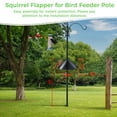 thumbnail image 6 of Plastic Squirrel Baffle, Wrap Around Squirrel Baffle, 19 Inch Wide Squirrel Baffle, Squirrel Baffle for Bird Feeder Pole, Outside Pole Squirrel Guard Baffle from Raccoon Squirrels, 6 of 6