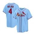 thumbnail image 1 of Chandail de Baseball pour Hommes St. Louis Cardinals MOLINA 4# Arena 28# Réplique pour Adulte avec Nom de Joueur Chandail Bleu Marine, 1 of 4