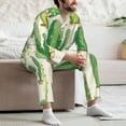 thumbnail image 7 of Sikiie Cactus And Succulent Mens Pajama Set, Soft Warm Long Sleeve Sleepwear, Cozy Button-Down Pjs for Men-X-Large, 7 of 7