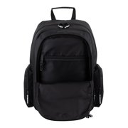 Eastsport Bungee Expandable Backpack, Black/White Pop