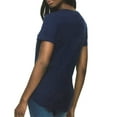 thumbnail image 3 of Felina Women's Slub Jersey Crew Neck Tee Shirt, Blue, 3 of 3