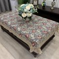 thumbnail image 1 of Luxury Tablecloth Embroidery Lace Rectangle Table Cover Flower Elegant Hollow Out Table Cloth Towels Dining Table Decoration, 1 of 5