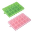 thumbnail image 1 of Paquete de caja Bandeja de cubitos de hielo de silicona con tapa Molde de cubitos de hielo de fácil liberación MFZFUKR CPB-DE-WX10-7, 1 of 8