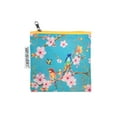 thumbnail image 4 of Wrapables Large Reusable Shopping Tote Bag with Outer Pouch, Cherry Blossoms, 4 of 6