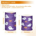 thumbnail image 6 of Yayeee Flameless Candles with Remote Flickering Battery Operated Multi Color Changing, Halloween Purple Ghosts, 6 of 7