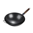 thumbnail image 4 of Sartén Wok Wok Antiadherente Ollas para Cocinar Sin Recubrimiento Sartén Manual Tradicional de Hierro Forjado Sartenes Sartén General Antiadherente a 40 cm, 4 of 8