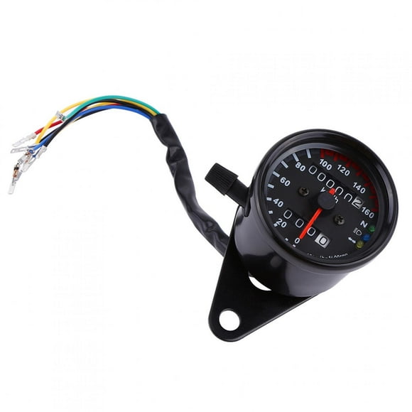 Herwey Odometer Cycling Speedometer Mechanical Bike Meter General-purpose Large Screen Display Energy Saving Waterproof Automatic Sleep Odometer Travel Time Meter For Motorcycles
