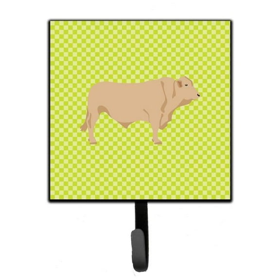 Charolais Cow Green Leash or Key Holder