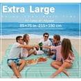 thumbnail image 2 of Towel Widdonen - Toalla de playa turca (tamaño XXL, 216 x 191 cm), 2 of 7