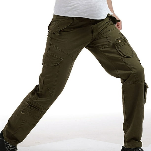 Men's Ripstop Tactical Pants, Stretch Cargo Pants, Lightweight