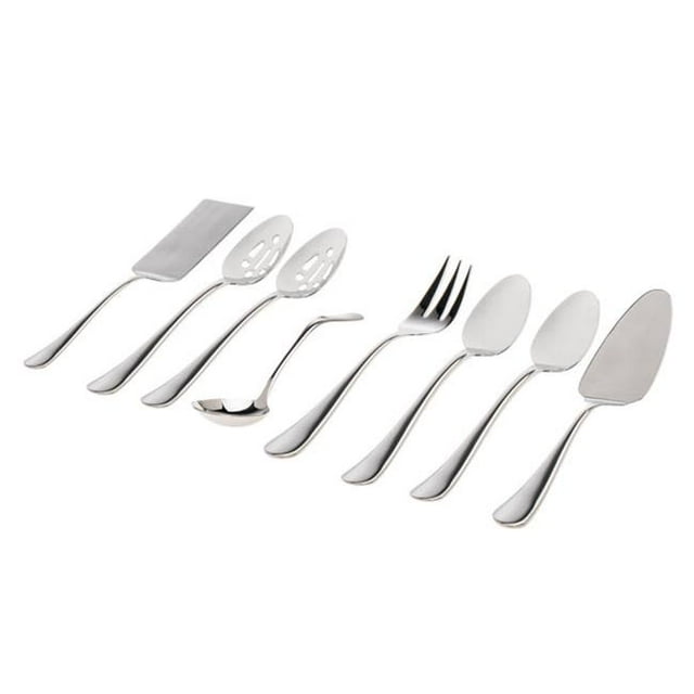 Godinger 84195 18-0 Ensemble de Service de Cuisine en Acier Inoxydable - 8 Pièces
