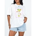 thumbnail image 4 of Musuos Women's Summer Loose Tee Graphic Print Short Sleeve Round-Neck Casual Tops Leisure T-Shirt, 4 of 7