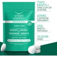 thumbnail image 3 of Viter Energy Mints 40mg Caffeine & B Vitamins, Peppermint - 250 Count Bulk Bag, 3 of 10