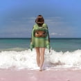thumbnail image 2 of Pookoo Toalla de playa de secado rápido con diseño temático, regalo para mujeres y niñas, ideal para cumpleaños, fans, amantes de la música, uso en la playa o al aire libre, 78 × 160 cm, 2 of 6