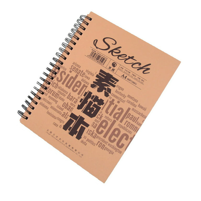 BAZIC Sketch Book 30 Ct. 8.5 X 11 Spiral Side Sketchbook Drawing Pads,  1-Pack