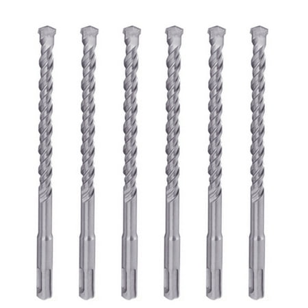 

Max-Craft SDS-Plus Rotary Hammer Drill Bit Set Drill Concrete Stone 6Pcs 5/16 x 6