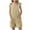 Khaki, variant on JTSRKL Girls Romper Sleeveless Casual Solid Color Adjustable Tie-Up Strap Short Jumpsuits Loose Fit Overalls Cute Summer Outfit Clothes with Pocket Khaki 5-6 Years