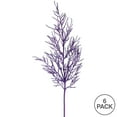 thumbnail image 3 of Vickerman 28" Purple Onoclea Glitter Wild Huck Artificial Christmas Spray. Includes 6 sprays per pack., 3 of 3