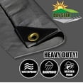thumbnail image 2 of 8'X40' Heavy Duty Silver Tarp, 2 of 2