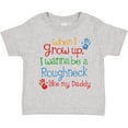 thumbnail image 3 of Inktastic Future Oil Rig Roughneck Like Daddy Boys Toddler T-Shirt, 3 of 5