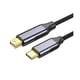 thumbnail image 1 of wonima11 USB C to Mini DisplayPort, 6Ft 4K@60Hz Thunderbolt 3 to Mini Displayport Cable Compatible for iPhone 15/16/17 Series, for Surface Book 2, for Galaxy S24/S25, Steam Deck Only supports mini DP, 1 of 1