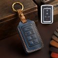 thumbnail image 1 of Car Key Fob Cover Case Protector For Jeep 2021 2023 Car Key Case Fob Cover Leather Premium, 1 of 23