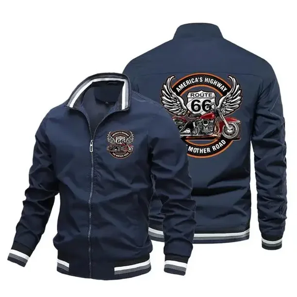 Abrigo deportivo de alta calidad para motocicleta a la moda, chaqueta de uniforme de béisbol informal de Hip Hop para primavera y otoño para hombre 2024