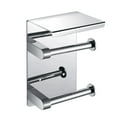 thumbnail image 1 of Mistaha Stainless Steel Tissue Rack Bathroom Multifunctional Anti-Rust Wall Mounted Paper Towel Holder with Mobile-Phone, 1 of 8