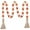 Orange & Natural, variant on Holzlrgus Wood Bead Garland,39in Farmhouse Beads with Tassels Boho Beads for Tiered Tray Decorative Beads Home Decor(Orange & Natural)