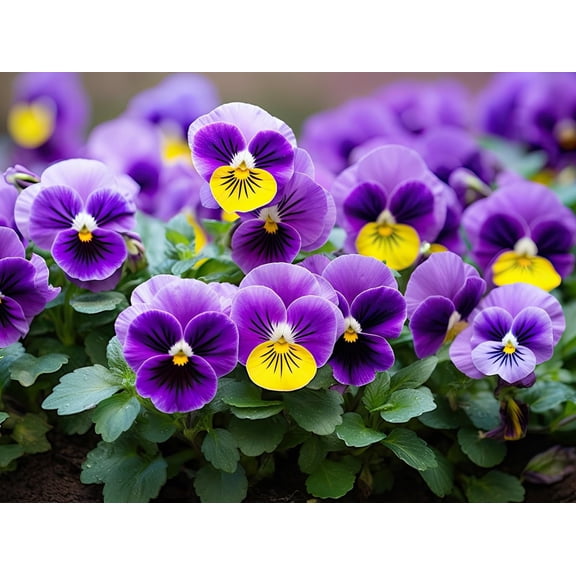 500 Johnny Jump Up Pansy Flower Seeds - Very Easy to Grow