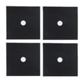 thumbnail image 1 of QualitChoice 4PCS Silver Stove Burner Covers Range Protectors Cooktop Liner Cover Mat Pad, 1 of 1