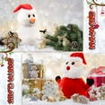 thumbnail image 6 of Santa Plush Toy Reversible Santa Claus Snowman Toy Double Sided Stuffed Plush Soft Flip Doll Christmas Birthday Gift for Kids, Red & White, 6 of 6