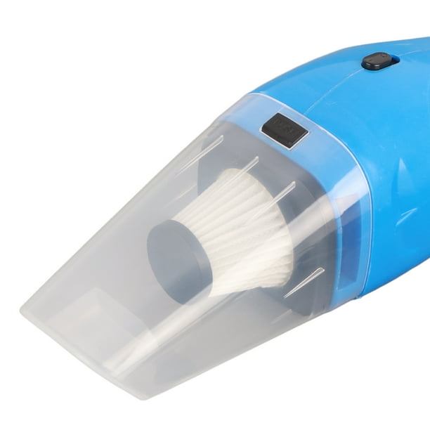Aspirador de coche profesional de alta potencia portátil con cable aspirador de coche de mano para el hogar del coche azul
