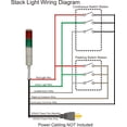 thumbnail image 4 of LED, LED Andon LED Andon LD-5212-101 Lampe Tour Light, Lampe Empilable LED, 120V, R/G avec Capacités Clignotantes, 4 of 4