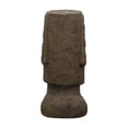 thumbnail image 6 of Concrete Easter Island Head Statue - 35.6" Tall Moai Head Sculpture for Patio and Garden Decor, 6 of 13