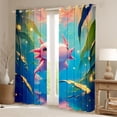 thumbnail image 2 of Castle Fairy Kawaii Salamander Curtains Pack of 2 (42x84 Each),Animal Curtains Blackout, 2 of 6