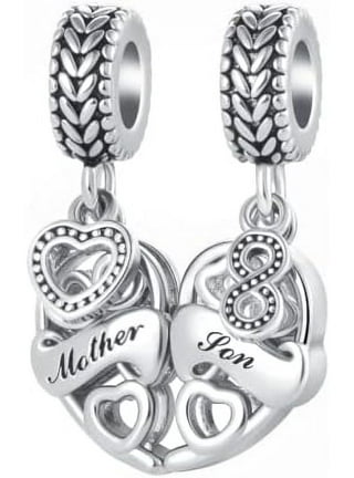 Click to Buy << Fit Pandora charm bracelets Mother Daughter