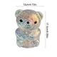 thumbnail image 3 of Luz de noche de oso con purpurina de estrellas | Lámpara LED portátil de noche para habitación infantil | Luz ambiental decorativa de plástico multicolor para dormitorio y decoración de fiestas, 3 of 6