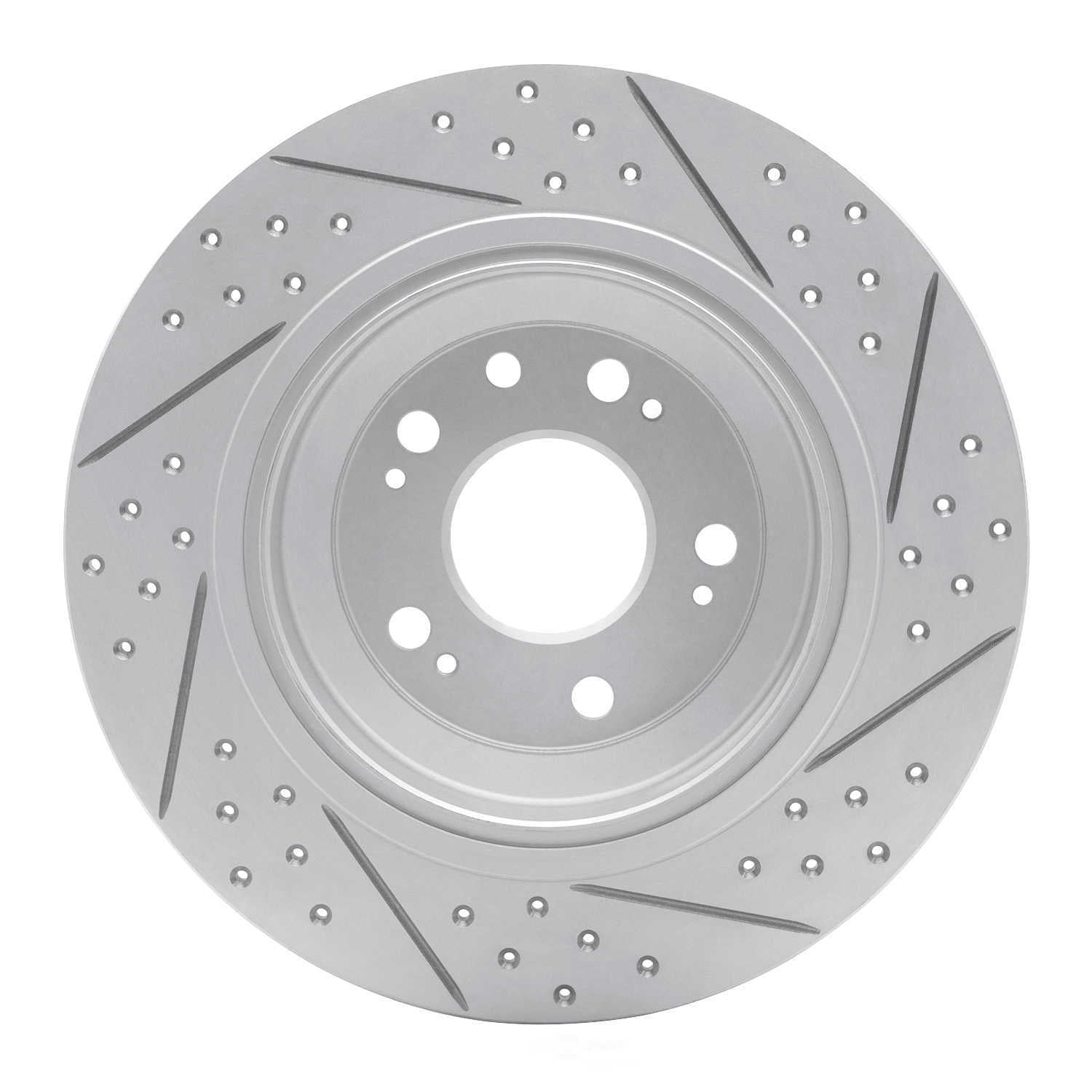Dynamic Friction Company 830-58023L DFC Geoperformance Rotor - Drilled and Slotted