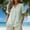 Green, variant on Henley Tshirts Strip Tops Plus Size Fashion Women's Casual Comfortable Striped Printing Short Sleeve V-Neck Summer Blouse Pink 5X