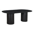 thumbnail image 2 of Moe's Home Collection Povera Contemporary Solid Acacia Wood Dining Table - Black, 2 of 5