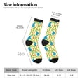 thumbnail image 2 of Fuzoiu Blue Rabbit Print Athletic Crew Socks for Men & Women,Casual Crew Socks,Above Ankle Crew Socks for Business, Casual, 2 of 6