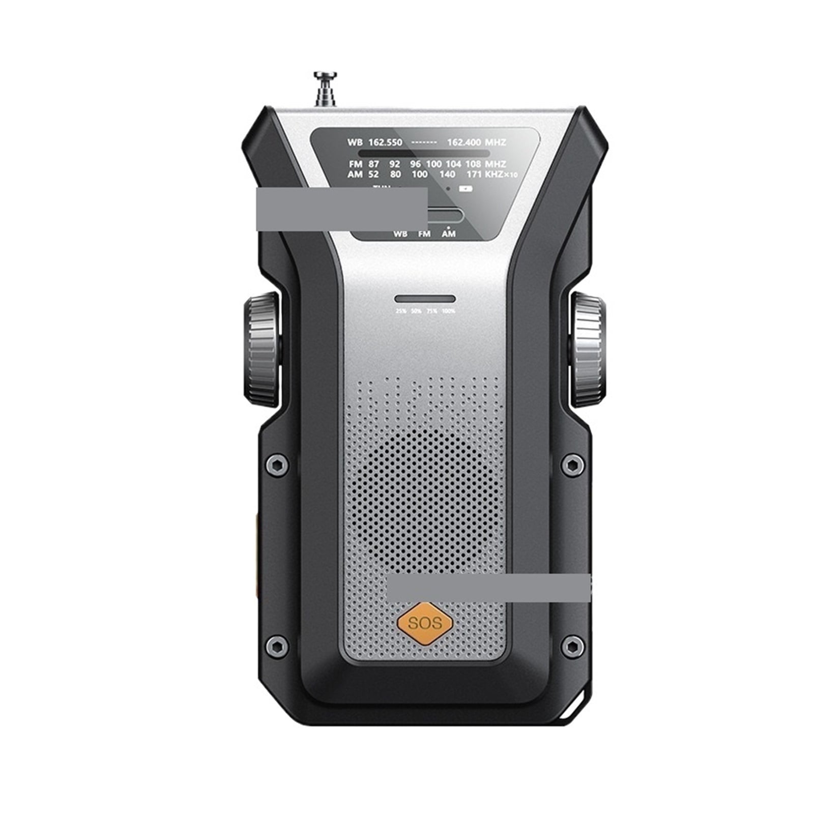 Hand Crank Emerncy Radio, Multi-Function Solar Powered Radio with USB Charr, Portable Outdoor Survival ar for Disaster Preparedness and Camping ,Listen Anytime, Anywhere