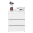 thumbnail image 1 of Bedside Table, Nightstand, White for Drawers Home Cabinet, 1 of 8
