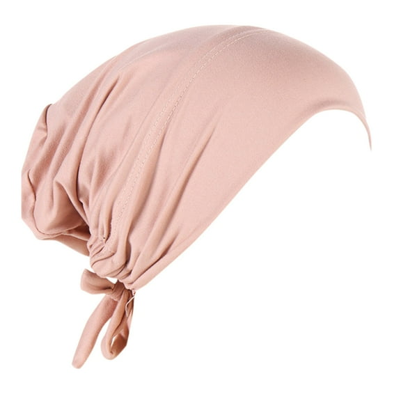 Turban Cap Turban Hat Motorcycle Hair Protector Turban Cap Turban Head Wrap Gender-neutral Hat Womens Turbans Chemo Head Scarf Skull Cap Summer Headscarf Hair Wrap Scarf Solid Color