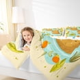 thumbnail image 3 of Manfei Cute Capybara 2pcs Bedding Comforter Set,Botanical Plants Twin Comforter Sets,Cartoon Animal Breathable Bedding Set,Super Cozy Kawaii Room Decorative,Reversible, 3 of 8