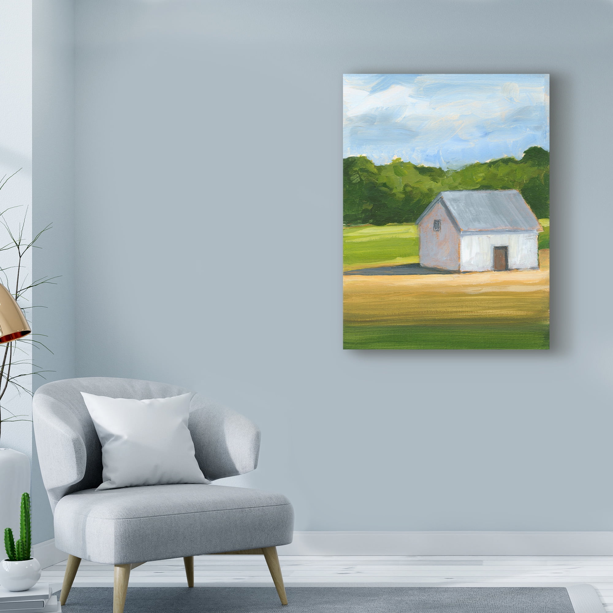 Trademark Fine Art 'Rural Landscape II' Canvas Art by Ethan Harper