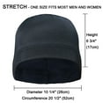 thumbnail image 3 of TOPTIE Skull Cap Sweat Wicking Helmet Liner Cooling Bicycle Cycling Running Hat-Black, 3 of 6