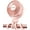 pink, variant on Thinway Mini Portable Stroller Fan, Battery Operated Small Clip on, Detachable 3 Speed Rechargeable, 360 ° Rotate Flexible Tripod Better Cooling for Car Seat Crib Treadmill Travel Pink